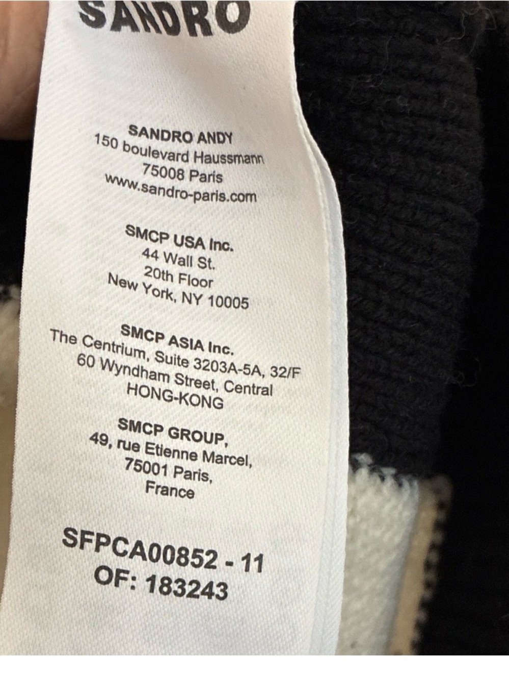 Sandro Colorblock Wool Knit Sweater Vest Crew Neck Button Front Pockets - Picture 4 of 7